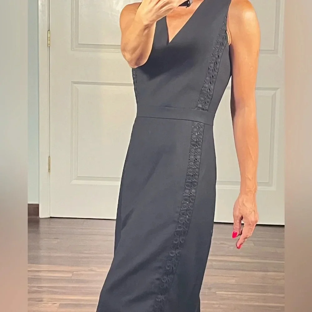 J.Crew 100% wool career V Neck dress size 0 - Picture 6 of 12